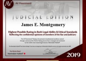 AV Preeminent Judicial Edition, Martindale-Hubbell, James E. Montgomery